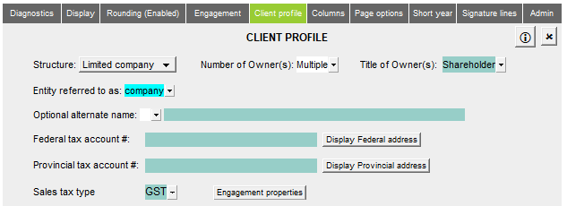newsletter menu 11 client profile